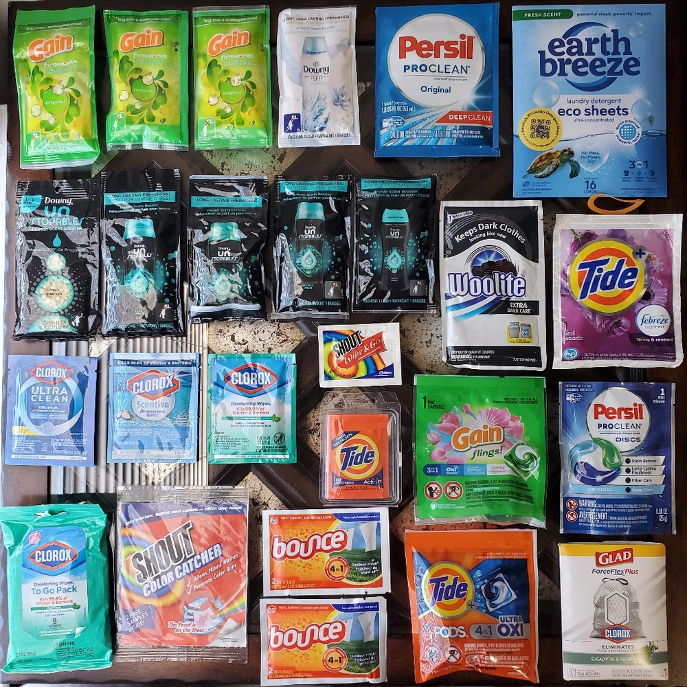 26+ Cleaning & Laundry Dorm Travel Camping Items - Laundry Detergent Pods Wipes